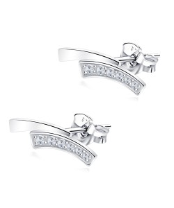 Sweetie Designed With CZ Stone Silver Ear Stud STS-5219